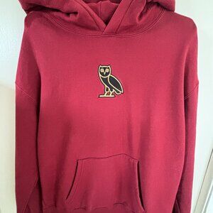 Octobers Very Own  (OVO) Hoodie Maroon SIZE SMALL